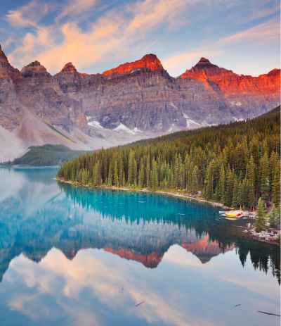 Get Travelex travel insurance to see Banff National Park in Canada.